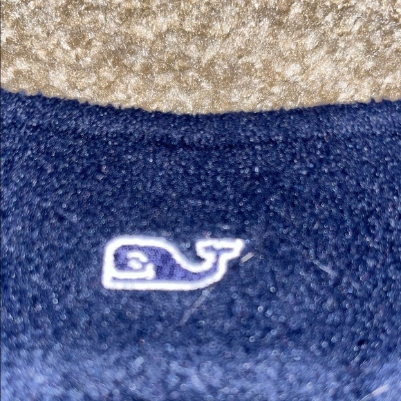 Vineyard Vines Men’s Blue Fleece Vest Like New - Picture 5 of 6